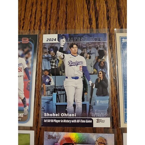 Shohei Ohtani Baseball Card Lot of 9 Cards Los Angeles Angels Dodgers Topps - Picture 3 of 12